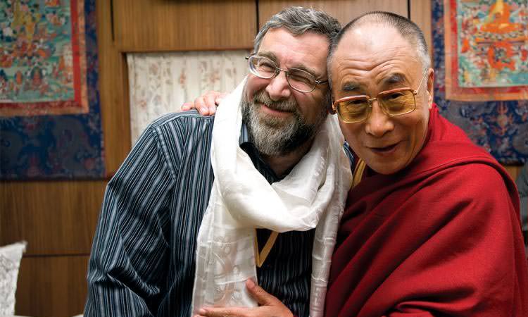 Cliff Saron et le Dalaï Lama - Séminaire BOUDDHISME ET MEDECINE au Lérab LIng