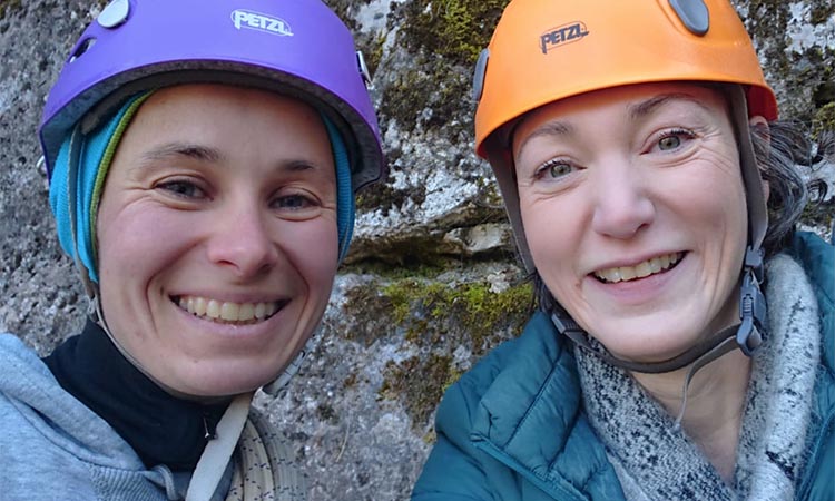 Accompagnement de la journée spéléologie et méditation : Laura Bonne fois et Marie-Caroline de Baecque