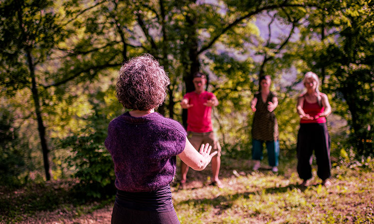 Pratique du QiGong pendant la retraite