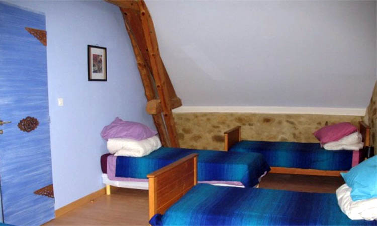 Chambre pendant la retraite de pleine conscience