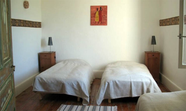 Chambre pendant la retraite de méditation