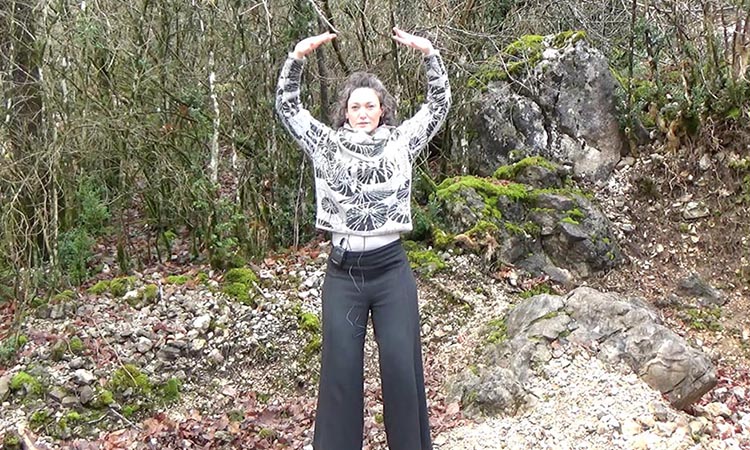 Posture de l'arbre qigong