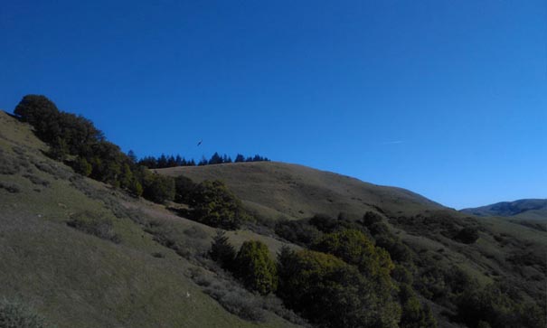 Paysage des montagnes de Spirit Rock